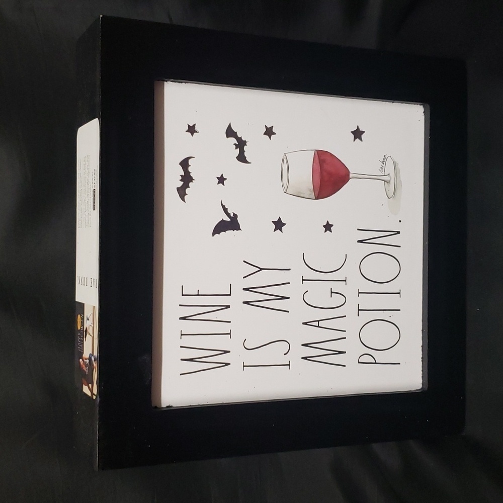 Rae Dunn NWT "WINE IS MY MAGIC POTION" Sign